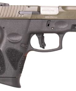 Taurus G3 9mm Striker-Fired Pistol with Tan Frame and Matte Stainless Slide