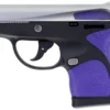Taurus Spectrum .380 Auto Semi Auto Pistol with Silver Slide and Purple Grips 3 Taurus Spectrum .380 Auto Semi Auto Pistol