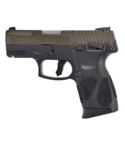 Taurus G2C 9mm Luger 3.2in Black/OD Green Pistol - 12+1 Rounds